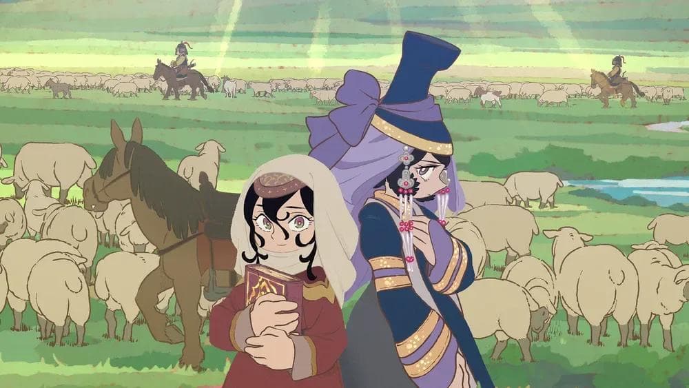 Sitara and Töregene in the official Jaadugar: A Witch in Mongolia key visual